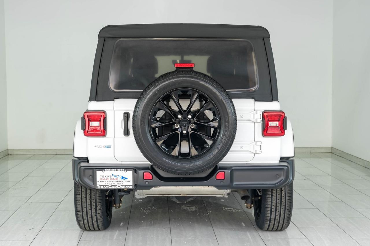 2021 Jeep Wrangler 4xe UNLIMITED SAHARA 4WD AUTOMATIC SOFT TOP NAVIGATION LEATHER HEATED SEATS REAR CAMERA Carrollton TX
