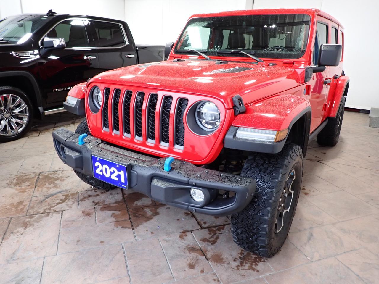 2021 Jeep Wrangler 4xe Unlimited Rubicon 4X4 *HYBRID* NAVI  LEATHER Listowel ON