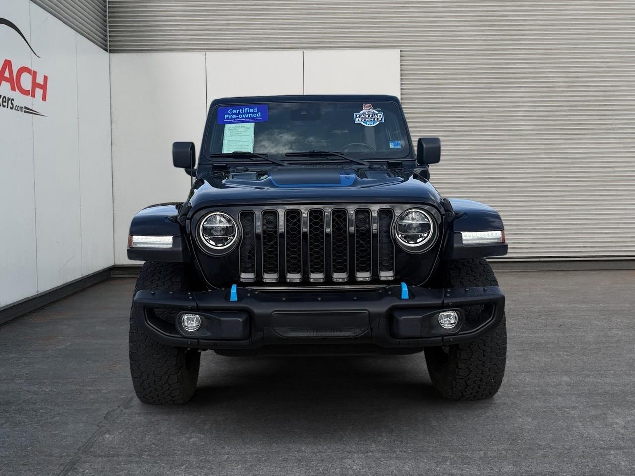 2021 Jeep Wrangler 4xe Unlimited Rubicon, APPLE CARPLAY/ANDROID AUTO, BACKUP CAMERA, HEATED SEATS, HEATED STEERING WHEEL, UNIVERSAL GARAGE DOOR OPENER, RUNNING BOARDS, POWER/HEATED MIRRORS, REMOTE START, TOW PACKAGE, ONLY 1 OWNER, CLEAN CARFAX! Norfolk VA