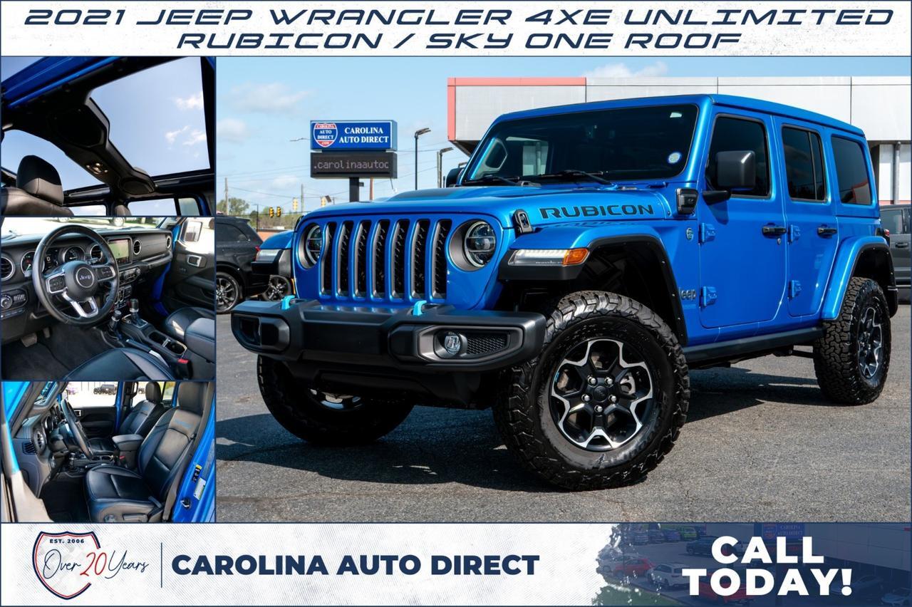 2021 Jeep Wrangler 4xe Unlimited Rubicon / Sky One Roof / Heated Seats!