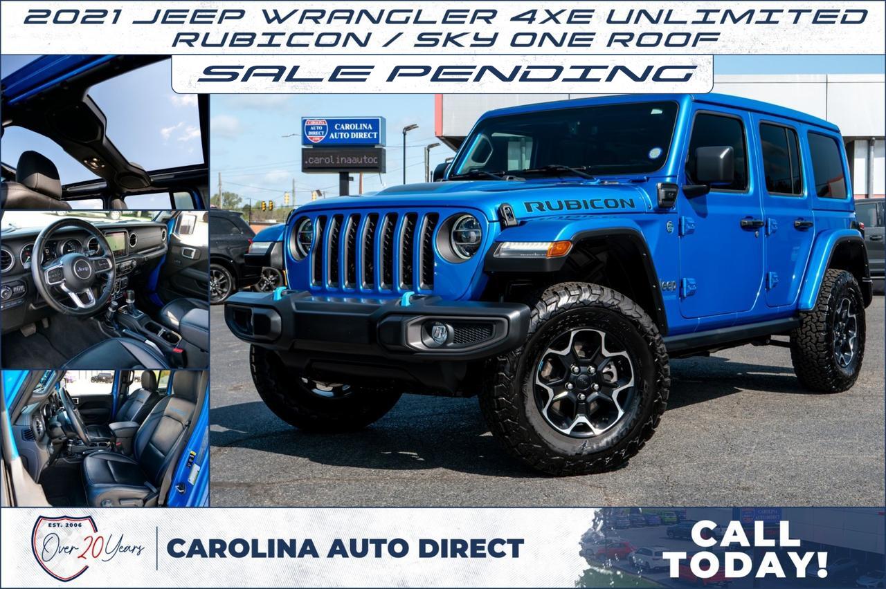 2021 Jeep Wrangler 4xe Unlimited Rubicon / Sky One Roof / Heated Seats!