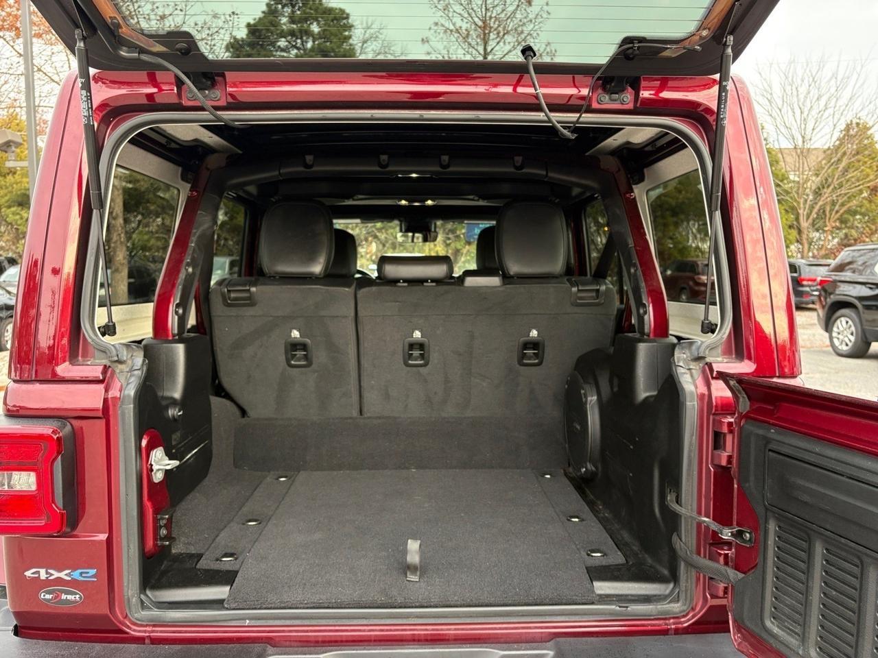 2021 Jeep Wrangler 4xe Unlimited Sahara SKY ONE-TOUCH POWER TOP, FORWARD COLLISION ALERT, RUNNING BOARDS, REMOTE START, BACKUP CAMERA WITH PARKING SENSORS, SKY ONE TOUCH POWER TOP, APPLE CARPLAY/ANDROID AUTO, HEATED SEATS, ONLY 1 OWNER, CLEAN CARFAX, GET JEEPIN' ON TH Virginia Beach VA