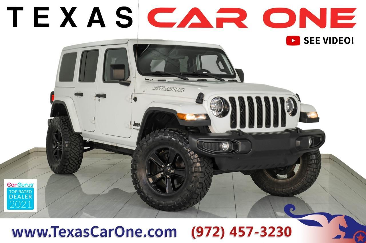 2021 Jeep Wrangler SAHARA ALTITUDE 4WD AUTOMATIC HARD TOP CONVERTIBLE LEATHER SEATS Carrollton TX