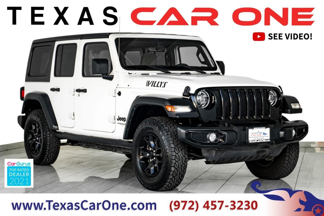2021 Jeep Wrangler UNLIMITED WILLYS 4WD AUTOMAIC HARD TOP NAVIGATION LEATHER HEATED