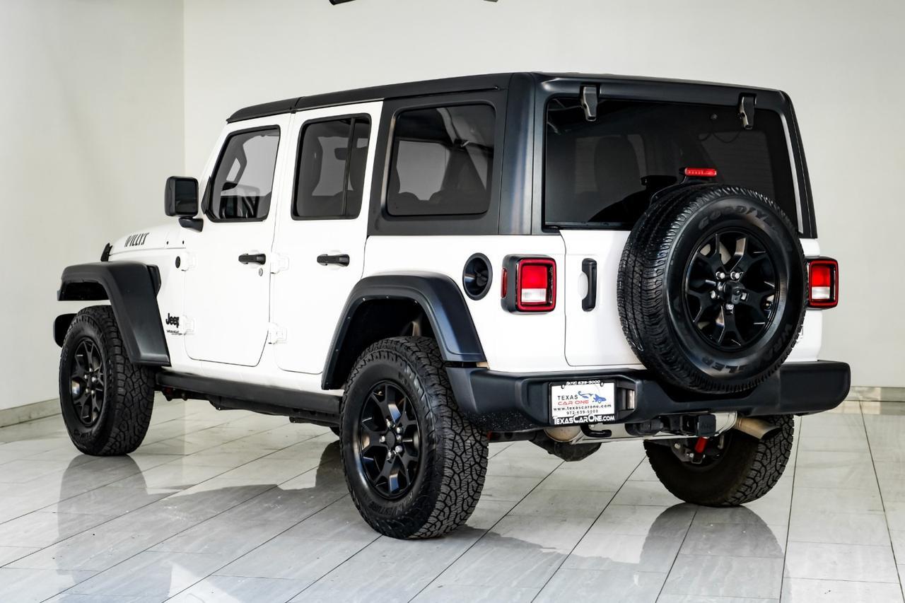 2021 Jeep Wrangler UNLIMITED WILLYS 4WD AUTOMAIC HARD TOP NAVIGATION LEATHER HEATED Carrollton TX