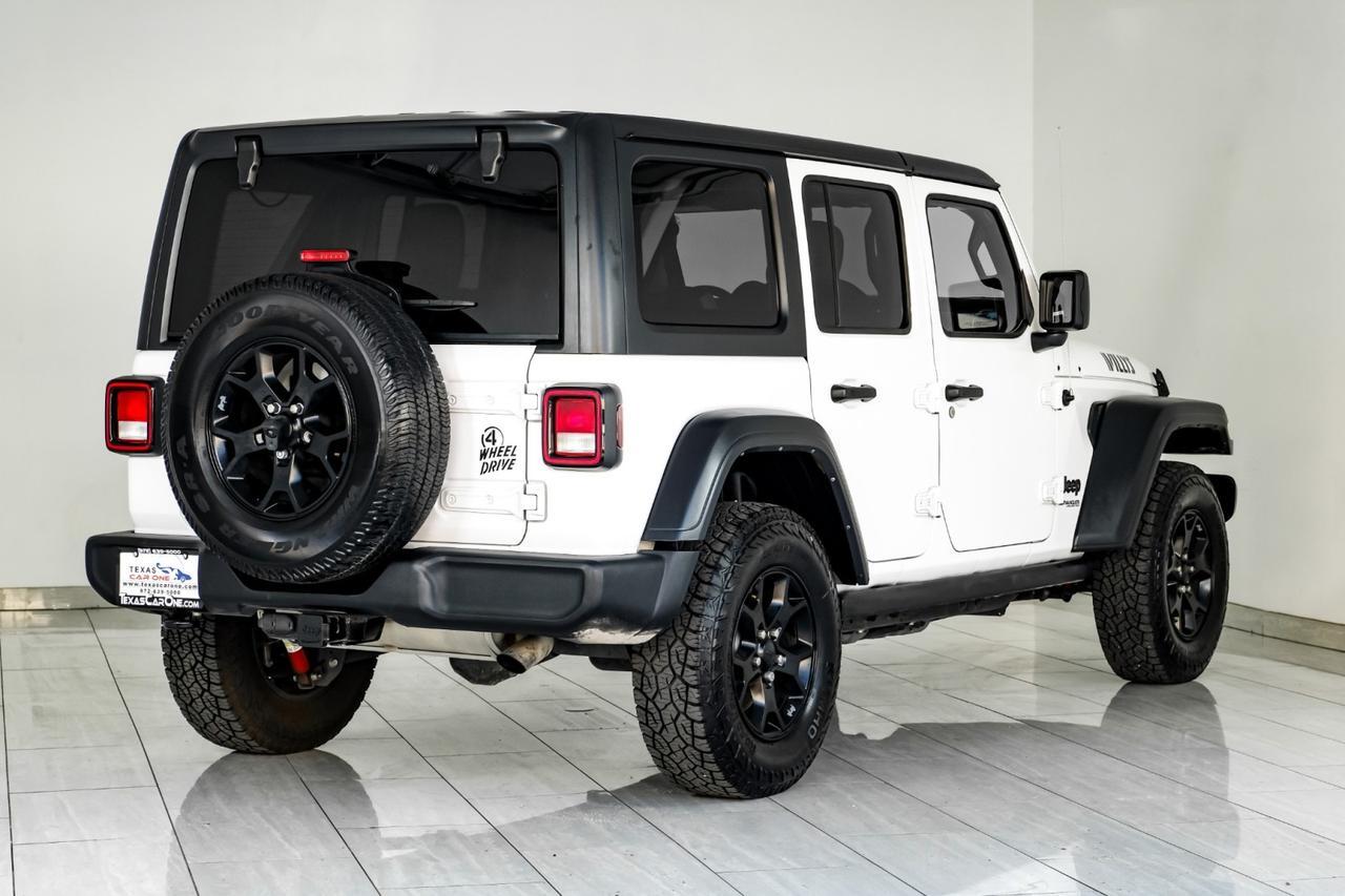 2021 Jeep Wrangler UNLIMITED WILLYS 4WD AUTOMAIC HARD TOP NAVIGATION LEATHER HEATED Carrollton TX