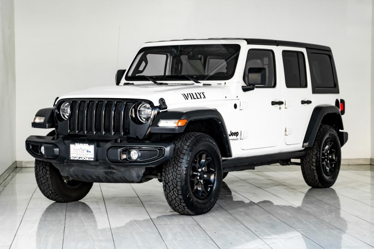 2021 Jeep Wrangler UNLIMITED WILLYS 4WD AUTOMAIC HARD TOP NAVIGATION LEATHER HEATED SEATS REAR CAMERA Carrollton TX