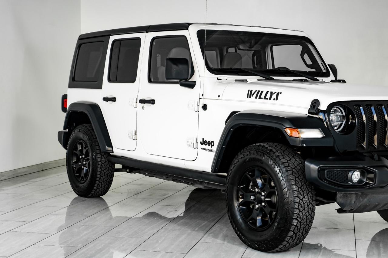 2021 Jeep Wrangler UNLIMITED WILLYS 4WD AUTOMAIC HARD TOP NAVIGATION LEATHER HEATED SEATS REAR CAMERA Carrollton TX
