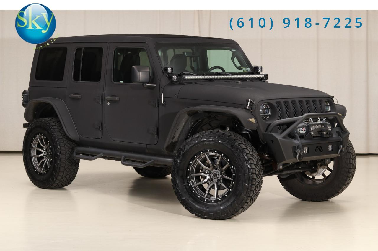 2021 Jeep Wrangler Unlimited 4WD Sport S KEVLAR PAINT LIFTED SKY ONE-TOUCH West Chester PA