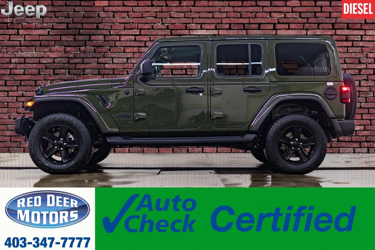 2021 Jeep Wrangler Unlimited 4x4 Sahara Altitude Diesel Leather Nav BCam