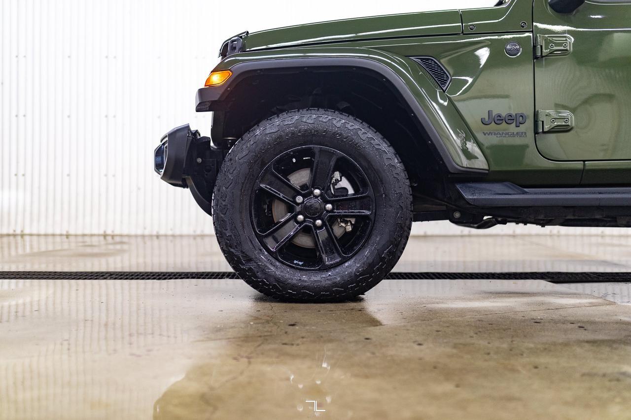 2021 Jeep Wrangler Unlimited 4x4 Sahara Altitude Diesel Leather Nav BCam Red Deer AB