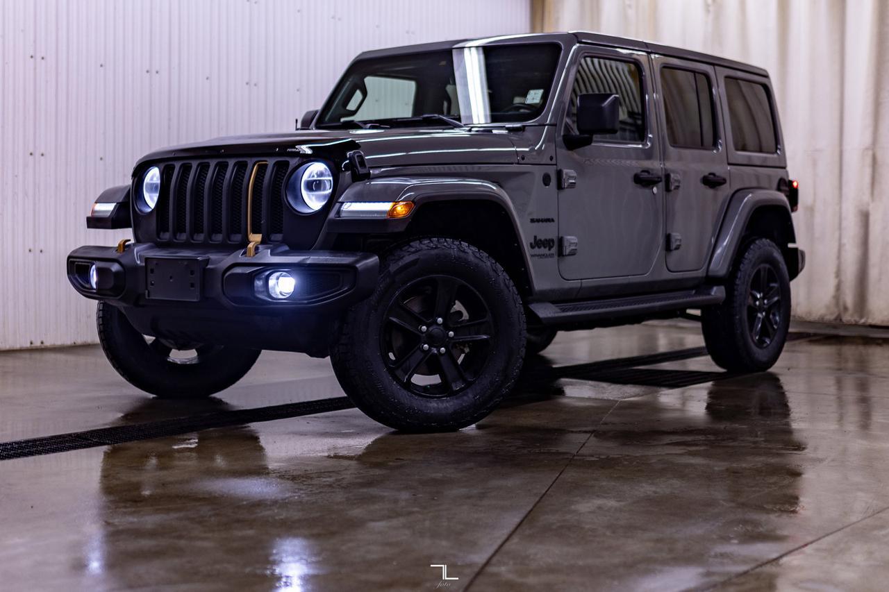 2021 Jeep Wrangler Unlimited 4x4 Sahara Leather Nav BCam Red Deer AB