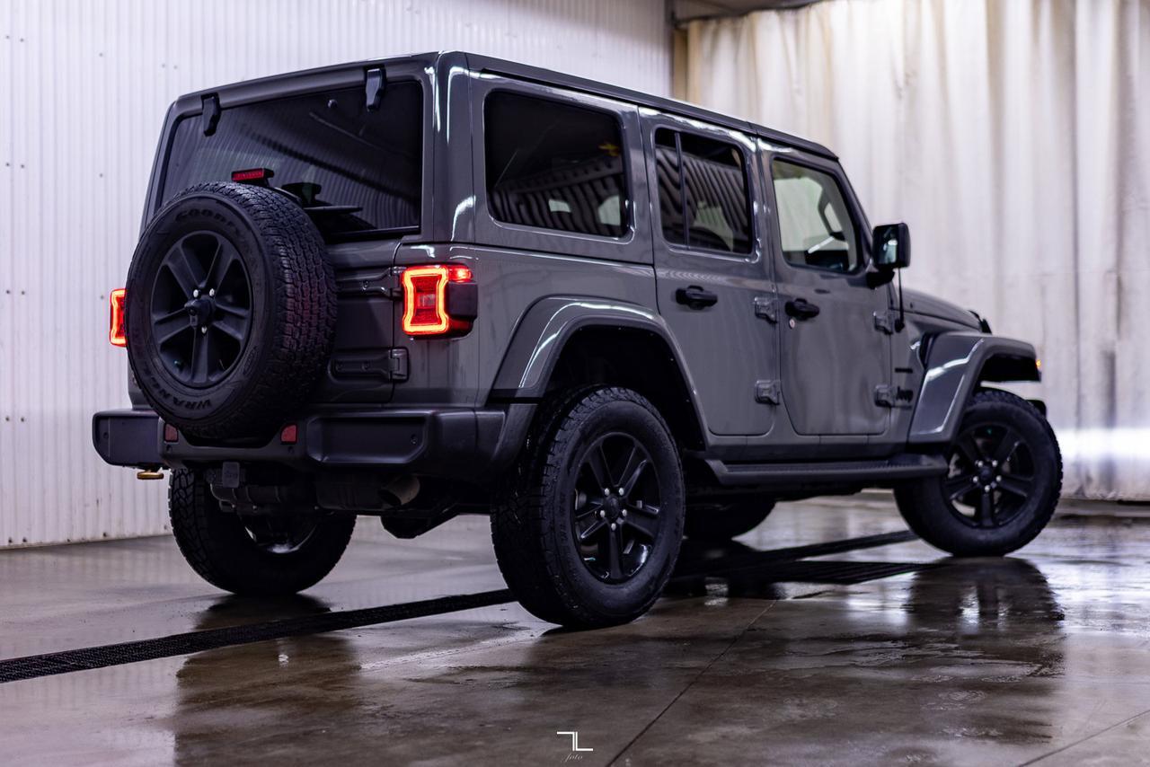 2021 Jeep Wrangler Unlimited 4x4 Sahara Leather Nav BCam Red Deer AB