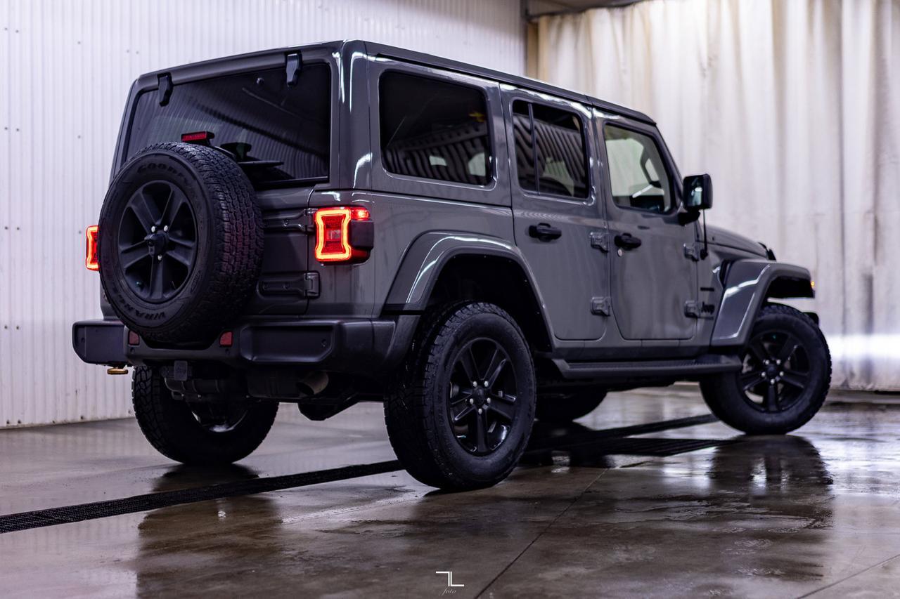 2021 Jeep Wrangler Unlimited 4x4 Sahara Leather Nav BCam Red Deer AB