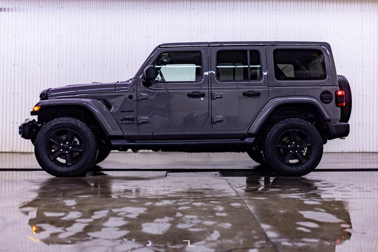 2021 Jeep Wrangler Unlimited 4x4 Sahara Leather Nav BCam Red Deer AB