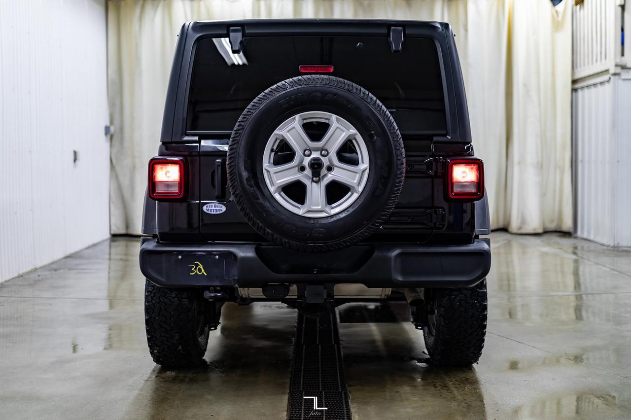 2021 Jeep Wrangler Unlimited 4x4 Sport BCam 3" Lift Red Deer AB