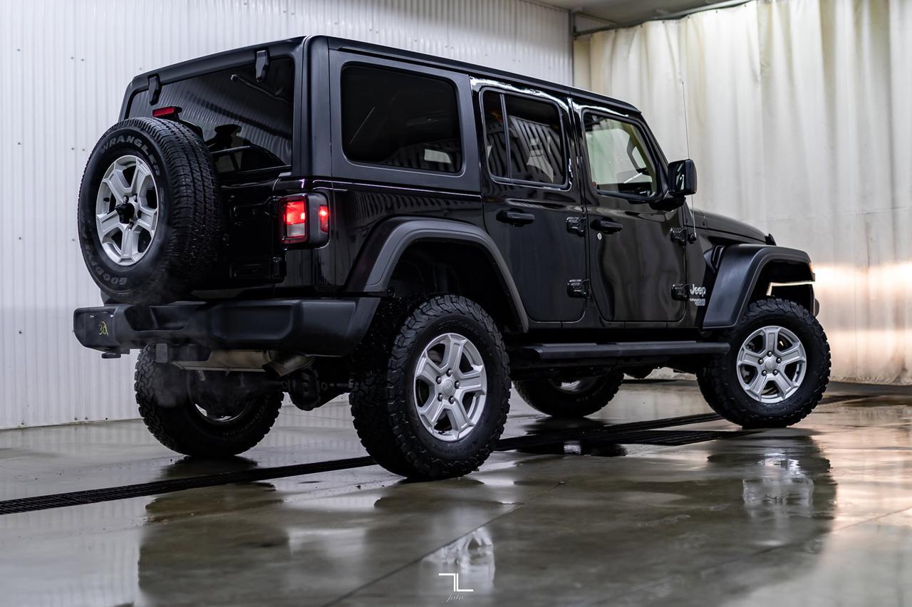 2021 Jeep Wrangler Unlimited 4x4 Sport BCam 3" Lift Red Deer AB