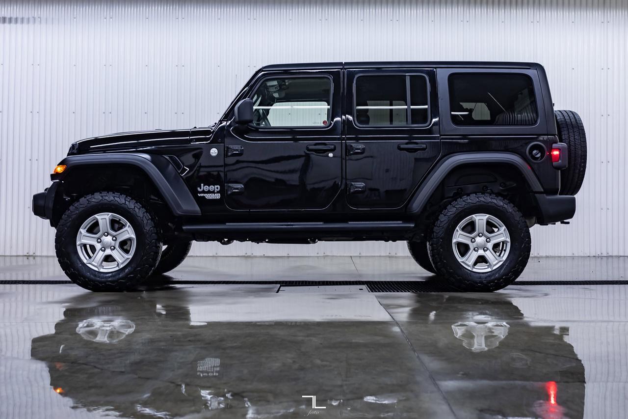 2021 Jeep Wrangler Unlimited 4x4 Sport BCam 3" Lift Red Deer AB