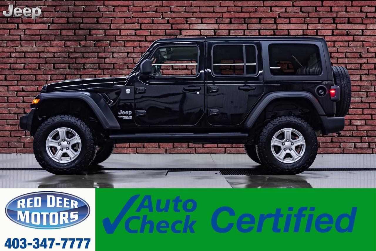 2021 Jeep Wrangler Unlimited 4x4 Sport BCam 3" Lift Red Deer AB