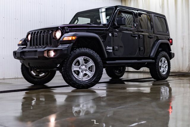 2021 Jeep Wrangler Unlimited 4x4 Sport BCam 3&quot; Lift Red Deer AB