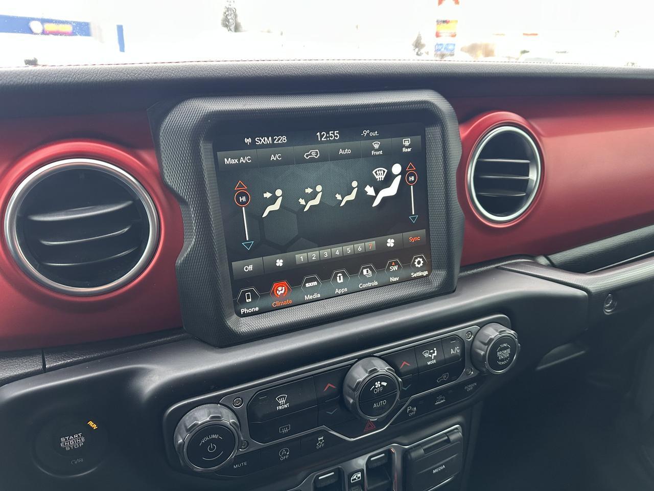 2021 Jeep Wrangler Unlimited Rubicon | 4:1 Rock-Trac 4WD | Alpine | Leather | Remote Start | Black Appearance Pkg Redwater AB