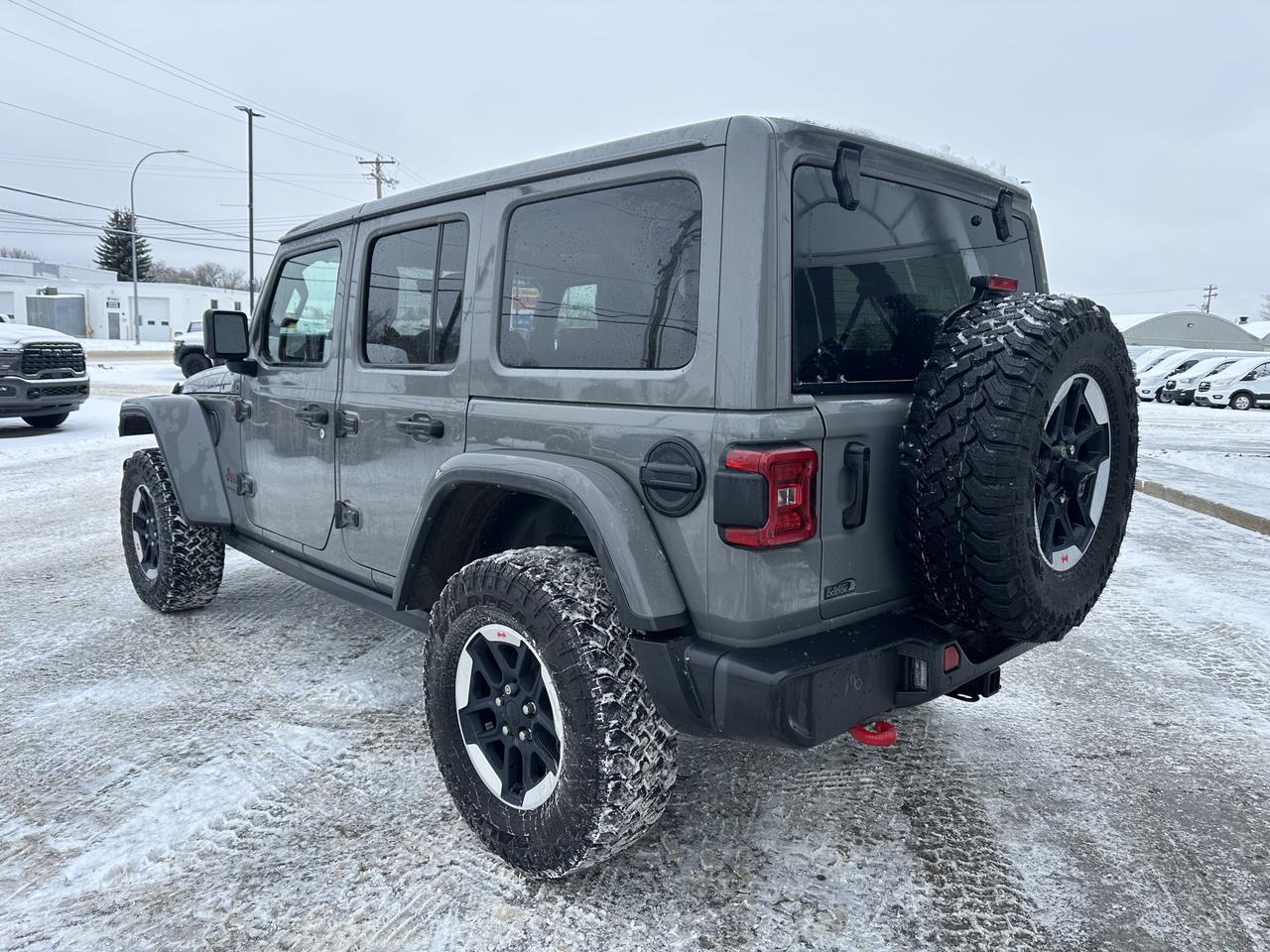 2021 Jeep Wrangler Unlimited Rubicon | 4:1 Rock-Trac 4WD | Alpine | Leather | Remote Start | Black Appearance Pkg Redwater AB