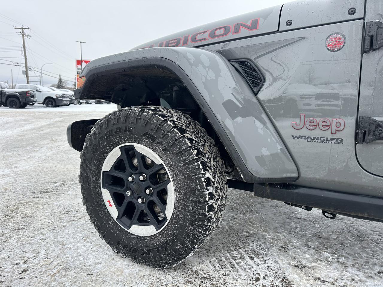 2021 Jeep Wrangler Unlimited Rubicon | 4:1 Rock-Trac 4WD | Alpine | Leather | Remote Start | Black Appearance Pkg Redwater AB