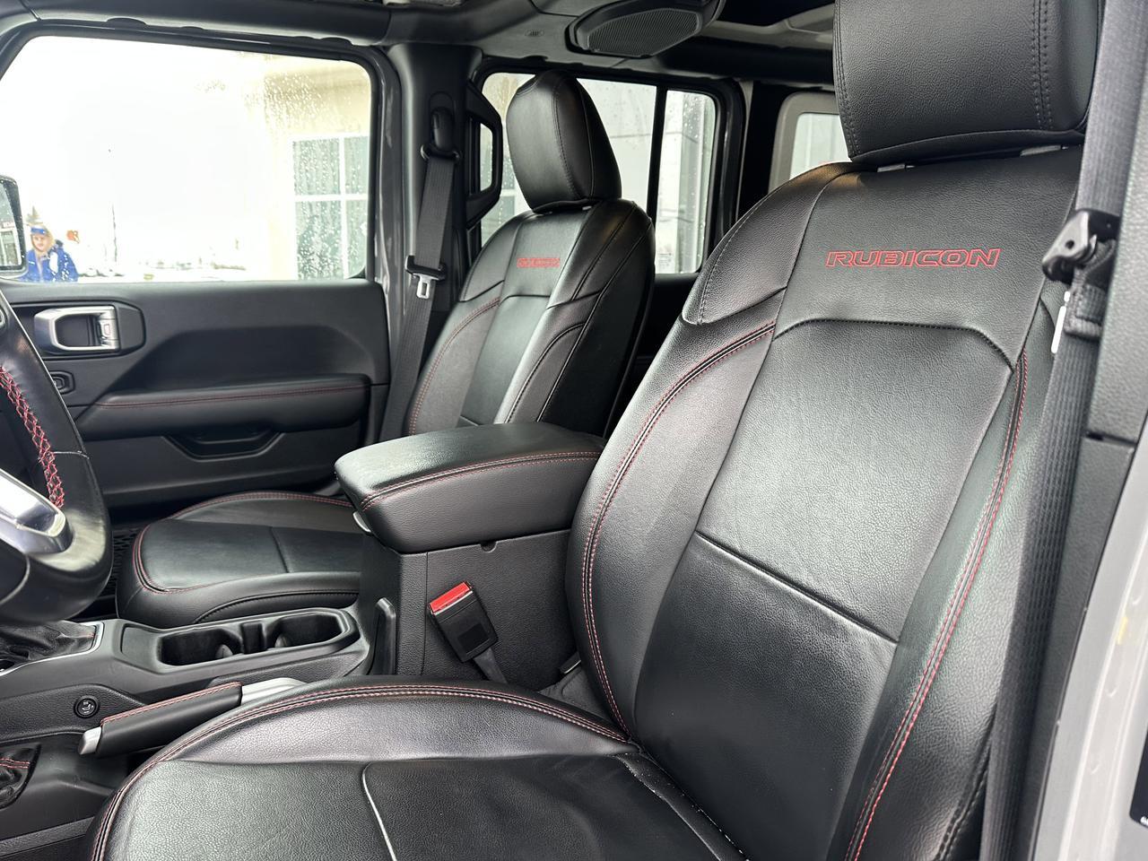 2021 Jeep Wrangler Unlimited Rubicon | 4:1 Rock-Trac 4WD | Alpine | Leather | Remote Start | Black Appearance Pkg Redwater AB