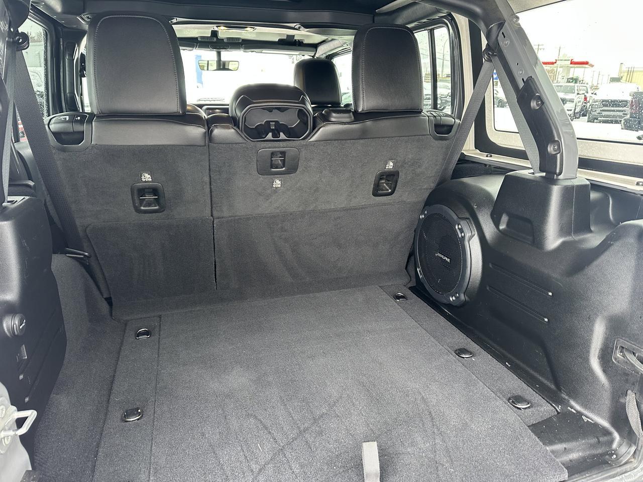 2021 Jeep Wrangler Unlimited Rubicon | 4:1 Rock-Trac 4WD | Alpine | Leather | Remote Start | Black Appearance Pkg Redwater AB