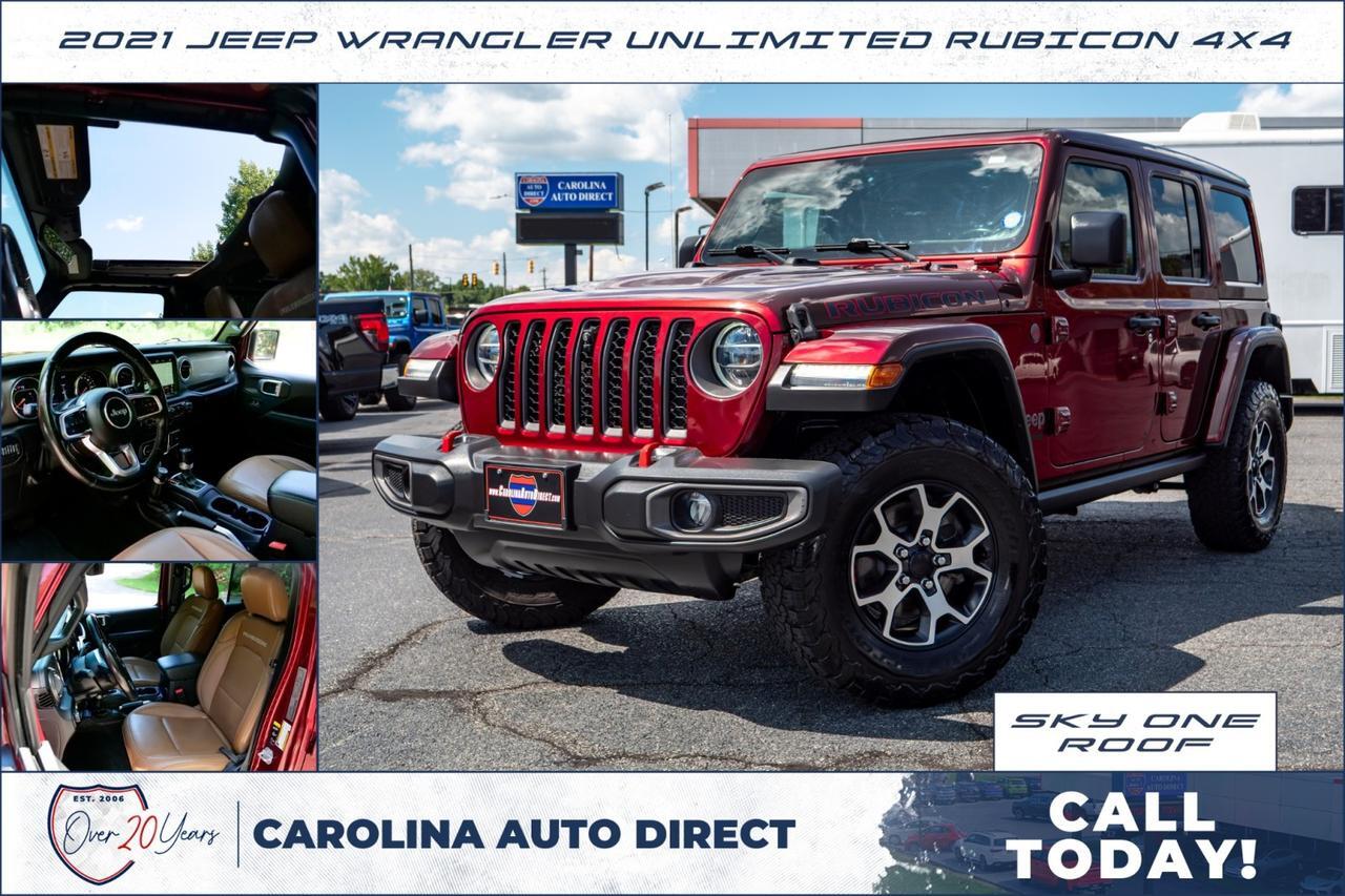 2021 Jeep Wrangler Unlimited Rubicon 4X4 / Sky One Roof / Cold Weather Group!