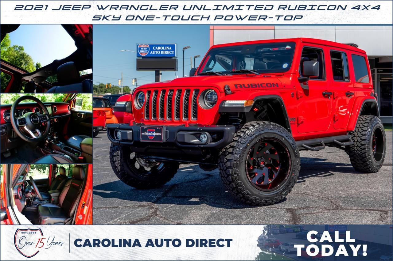 2021 Jeep Wrangler Unlimited Rubicon 4X4 / Steel Bumper Group / Sky One Top! Lincolnton NC