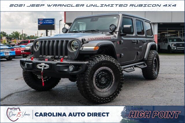 2021 Jeep Wrangler Unlimited Rubicon 4X4 / Wheels & Tires / 3.6L V6! High Point NC