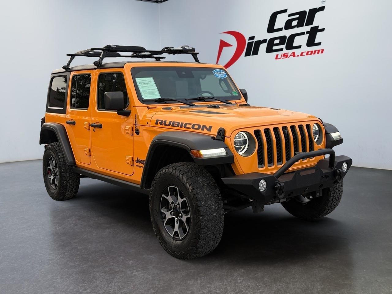 2021 Jeep Wrangler Unlimited Rubicon DIESEL 4X4, AUTO START/STOP, BACKUP CAMERA WITH PARKING SENSORS, FORWARD COLLISION ALERT, HEATED SEATS, APPLE CARPLAY/ANDROID AUTO, LOW MILEAGE, CLEAN CARFAX, WRANGLE THE KEYS TODAY! Virginia Beach VA