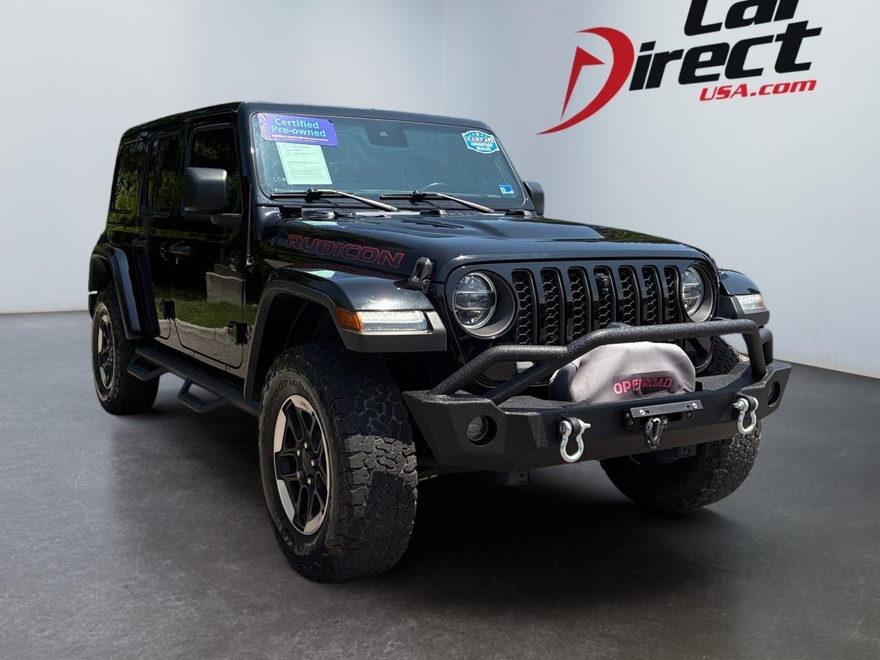 2021 Jeep Wrangler Unlimited Rubicon, HARD TOP, RUNNING BOARDS, FENDER FLARES, TOW PACKAGE WITH WINCH, REMOTE START, AUTO START/STOP, REMOTE START, NAVIGATION, BACKUP CAMERA WITH PARKING SENSORS, HEATED SEATS, ONLY 34K MILES, WRANGLE THE SUMMER IN THIS JEEP! Virginia Beach VA