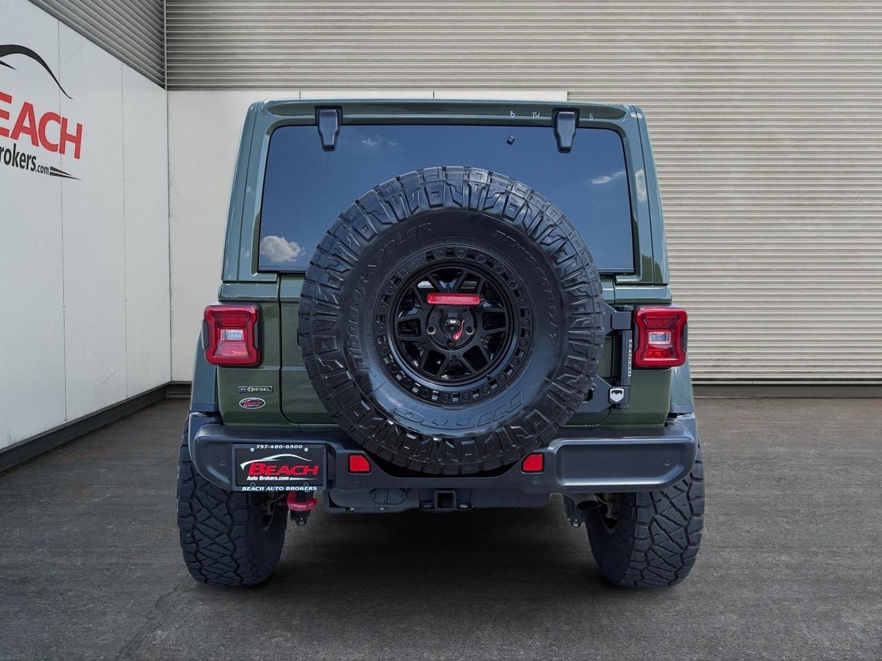 2021 Jeep Wrangler Unlimited Rubicon, POWER TOP QUARTER WINDOW STORAGE BAG, REMOVABLE REAR QUARTER WINDOWS, REAR PARK ASSIST, GPS NAVIGATION, HEATED FRONT SEATS, APPLE CARPLAY/ ANDROID AUTO, THIS WONT LAST LONG COME AND SEE IT TODAY! Norfolk VA