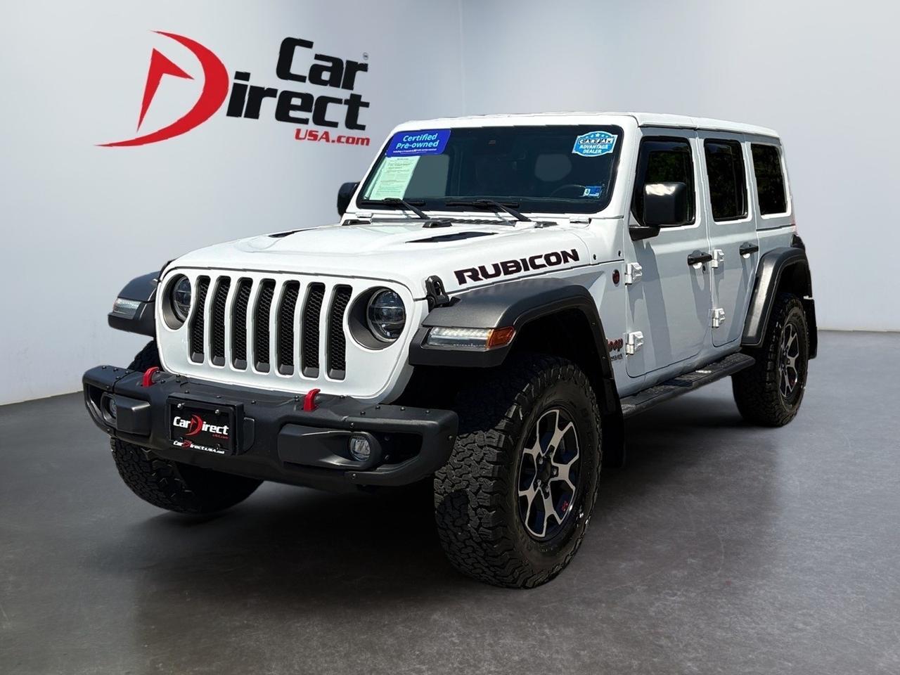 2021 Jeep Wrangler Unlimited Rubicon, RUNNING BOARDS, FENDER FLARES, FRONT TOW HOOKS, HARD TOP, KEYLESS START, APPLE CARPLAY/ANDROID AUTO, HEATED STEERING WHEEL & SEATS, BACKUP CAMERA, PARKING SENSORS, BLIND SPOT ALERT, FORWARD COLLISION WARNING, LANE KEEP ASSIST, LOW