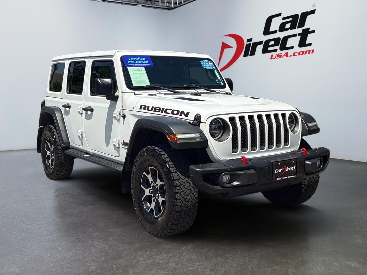 2021 Jeep Wrangler Unlimited Rubicon, RUNNING BOARDS, FENDER FLARES, FRONT TOW HOOKS, HARD TOP, KEYLESS START, APPLE CARPLAY/ANDROID AUTO, HEATED STEERING WHEEL & SEATS, BACKUP CAMERA WITH PARKING SENSORS, BLIND SPOT ALERT, FORWARD COLLISION WARNING, LANE KEEP ASSIST,