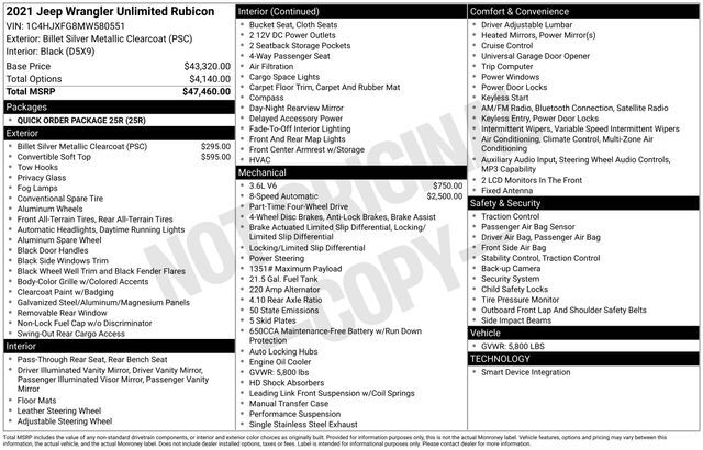 2021 Jeep Wrangler Unlimited Rubicon Raleigh NC