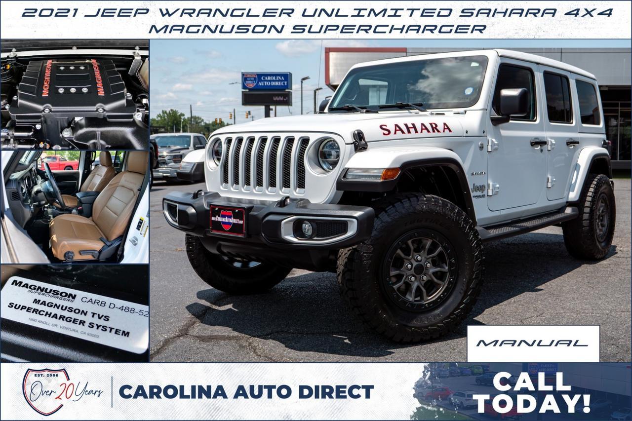 2021 Jeep Wrangler Unlimited Sahara 4X4 / Magnuson Supercharger / Sky Roof!
