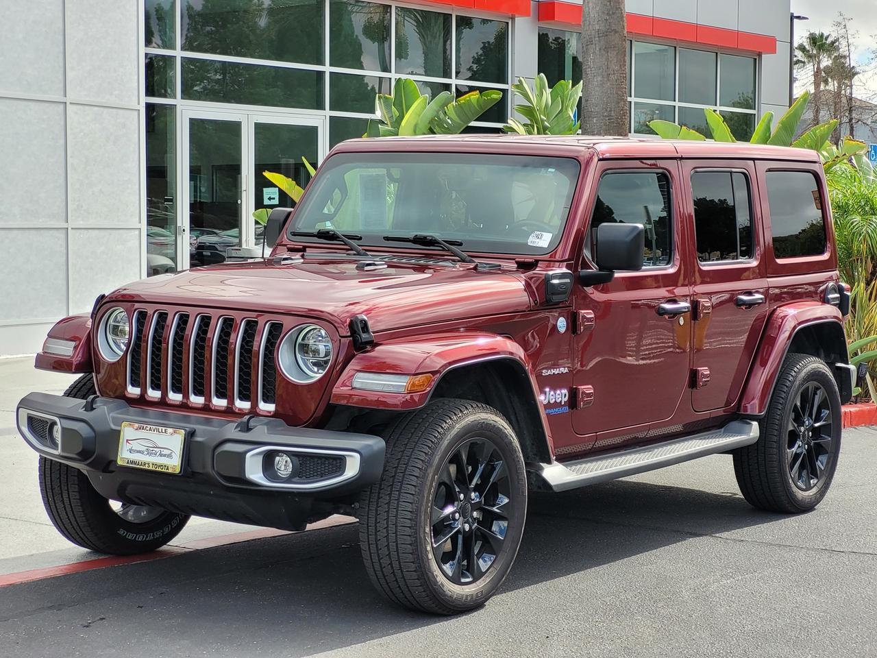 2021 Jeep Wrangler Unlimited Sahara 4XE 4WD Vacaville CA