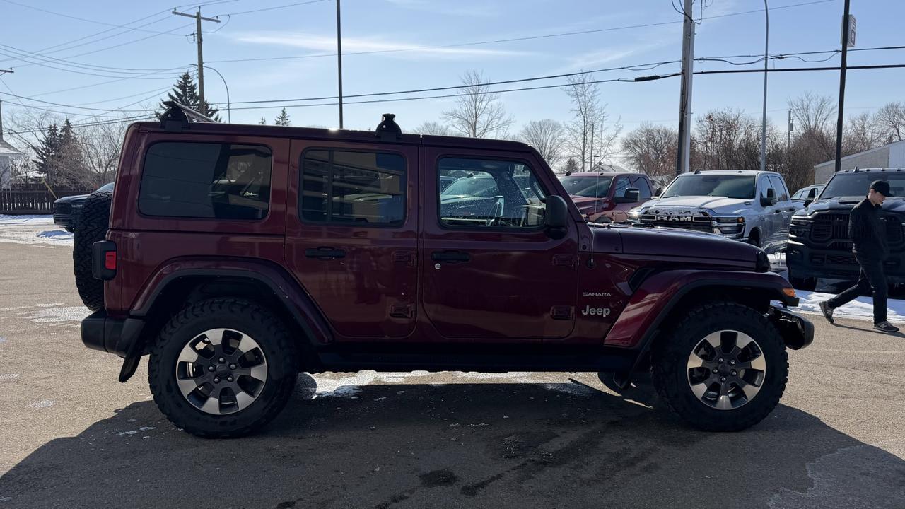 2021 Jeep Wrangler Unlimited Sahara 4x4 | eTorque | Snazzberry Pearl | NAV | Remote Start | Backup Camera | Hardtop Redwater AB