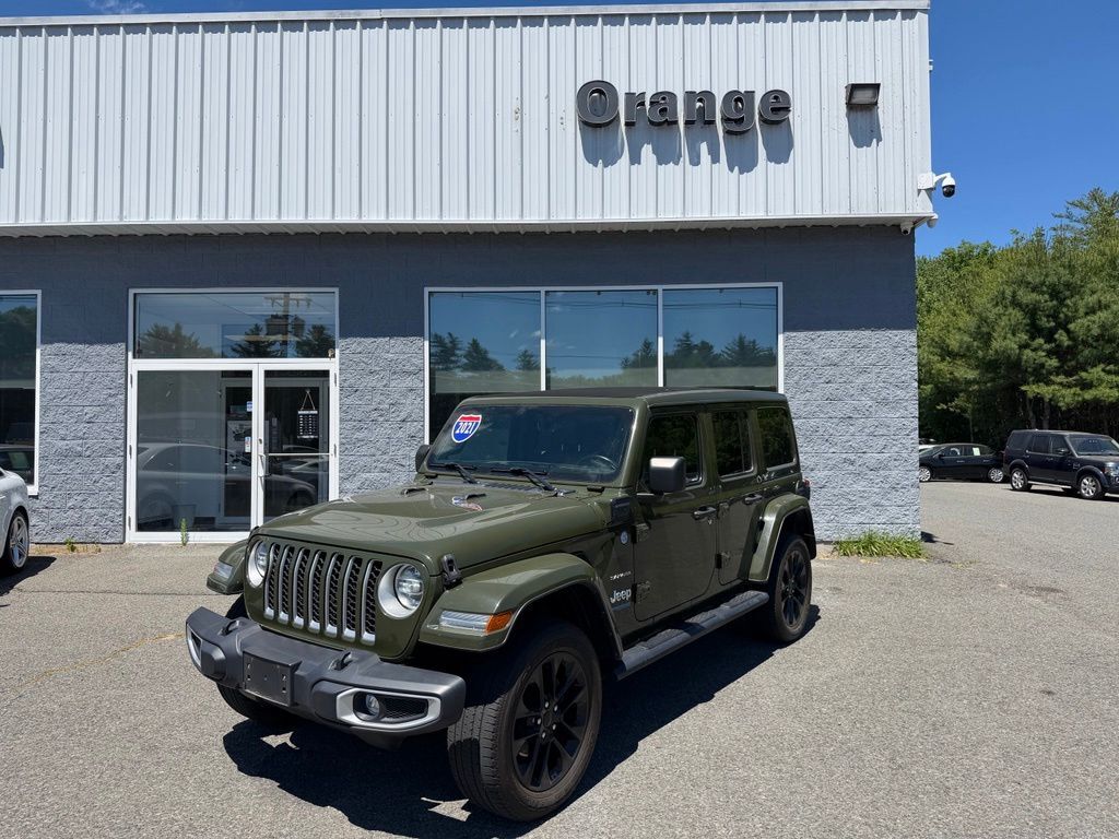 2021 Jeep Wrangler Unlimited Sahara 4xe Orange MA