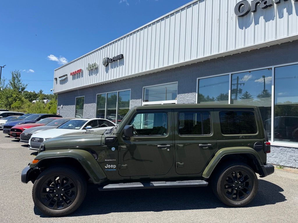 2021 Jeep Wrangler Unlimited Sahara 4xe Orange MA