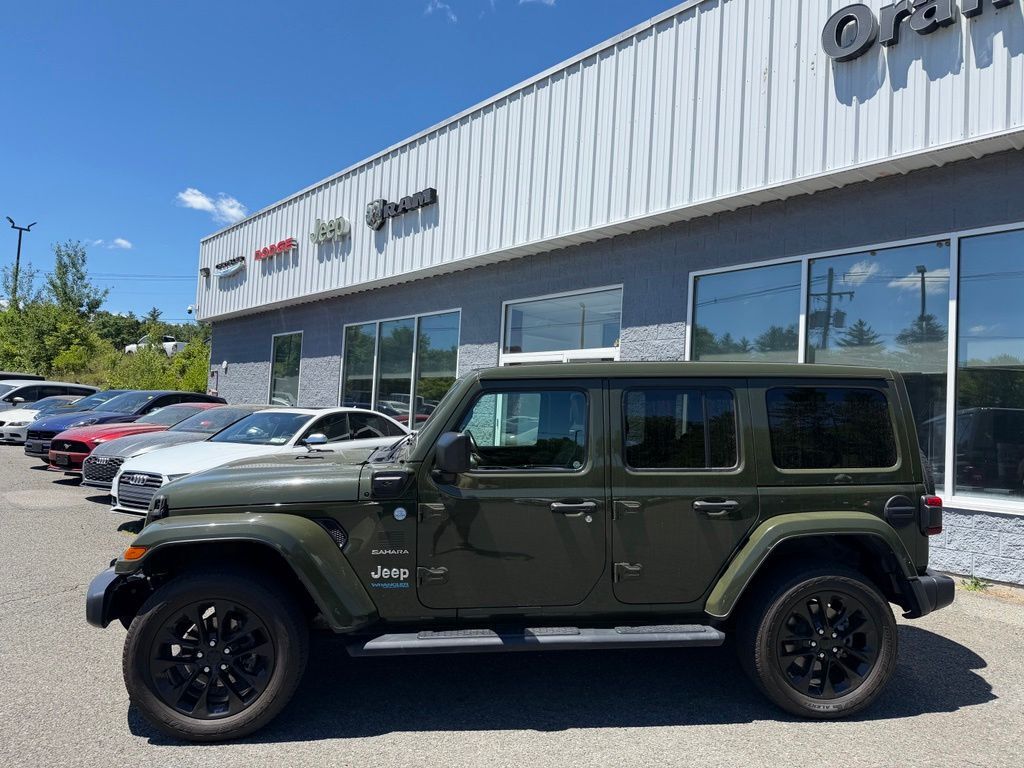 2021 Jeep Wrangler Unlimited Sahara 4xe Orange MA