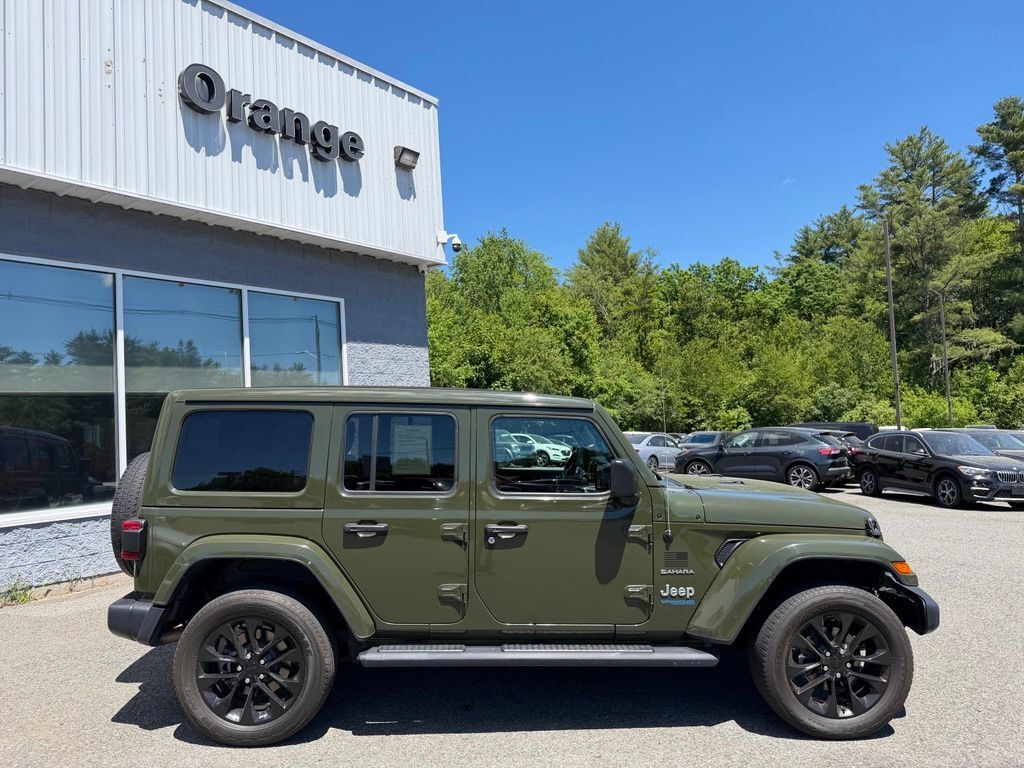 2021 Jeep Wrangler Unlimited Sahara 4xe Orange MA