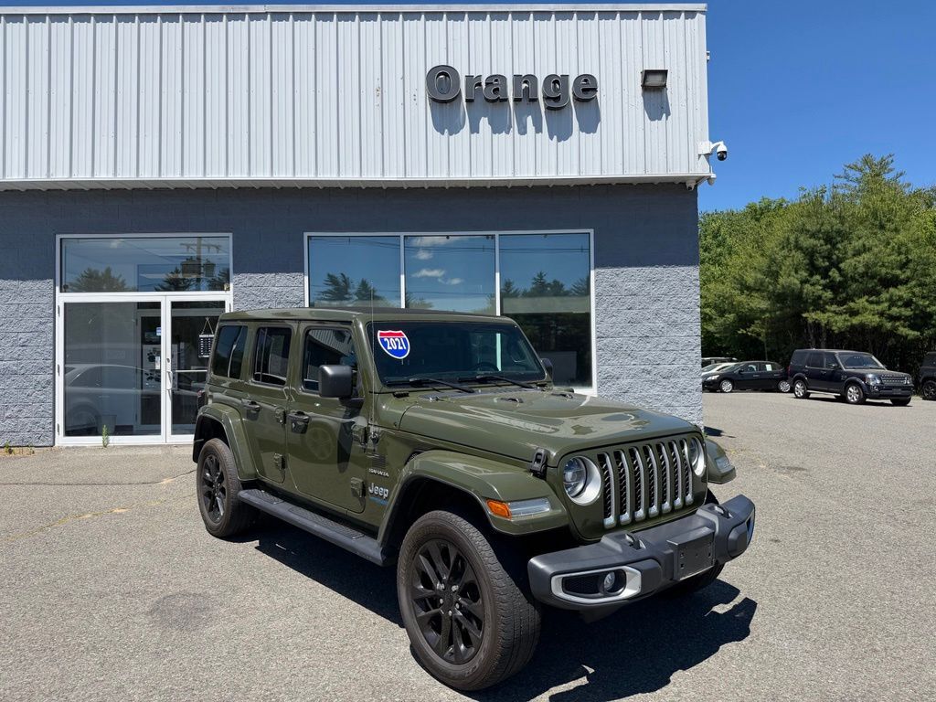 2021 Jeep Wrangler Unlimited Sahara 4xe Orange MA