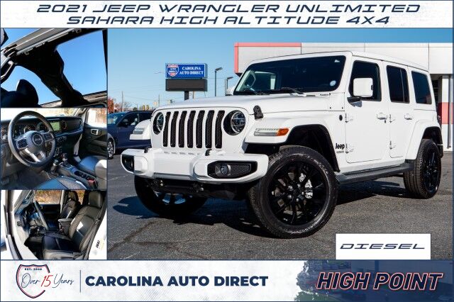2021 Jeep Wrangler Unlimited Sahara High Altitude 4X4 / Sky One Roof!