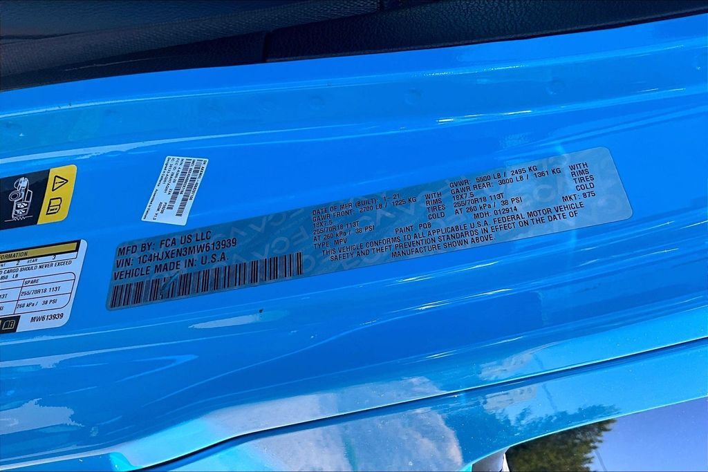 2021 Jeep Wrangler Unlimited Sahara OR