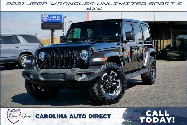 2021 Jeep Wrangler Unlimited Sport S 4X4 / Sky One Roof!