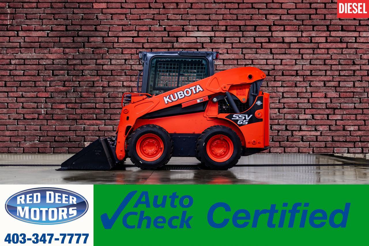 2021 KUBOTA SSV65 Skid Steer Loader Bucket Diesel